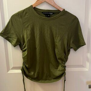 Veronica Beard Green cropped T-shirt